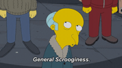 Mr Burns Scrooge GIF by The Simpsons