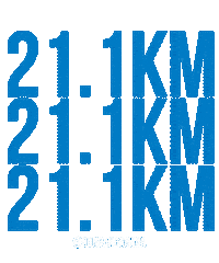 Half-Marathon Run Sticker by RUNVAN