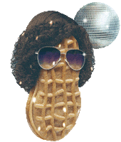 Nutterbutter disco cookie 70s 1970s Sticker