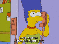 happy marge simpson GIF