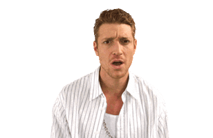 Excuse Me What Sticker by Daniel Donskoy