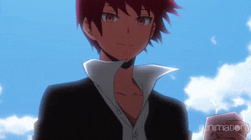 assassination classroom chill GIF by Funimation