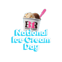 National Ice Cream Day Sticker by Baskin-Robbins