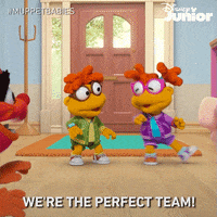 High Five The Muppets GIF by Disney Jr.