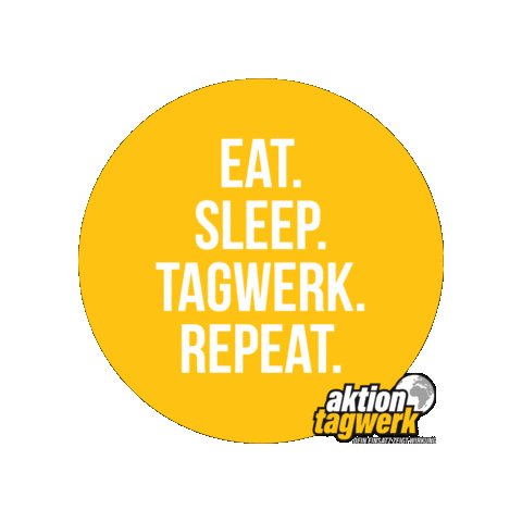 aktiontagwerk giphygifmaker aktion-tagwerk aktiontagwerk eatsleeptagwerkrepet Sticker
