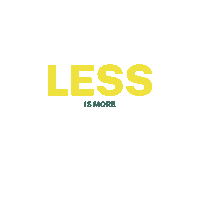 Less Is More Eth Sticker by Eco Tiny House
