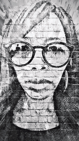donnathomas-rodgers giphygifmaker art vibe vibing GIF