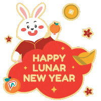 Happy New Year Fortune Sticker by Passionationco