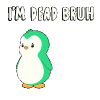 Fall Die Sticker by Abster