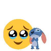 Sad Lilo And Stitch Sticker by Walt Disney Studios