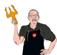 Steak Grilling Sticker by Otto Wilde Grillers