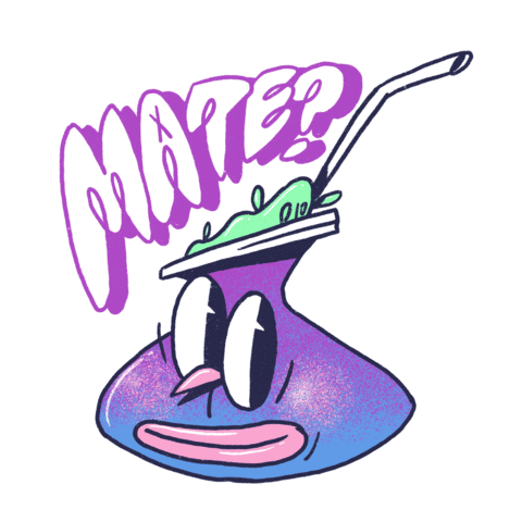 Mate Uruguay Sticker