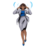 BannerBank cloud hero superhero banner Sticker
