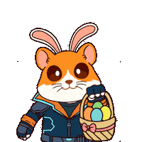 Easter Bunny Sticker by Hamieverse