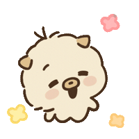 강아지 행복 Sticker