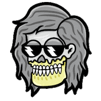 UMPThrash233 fashion yeah skull estilo Sticker
