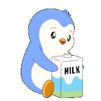 Morning Sitting Sticker by Pudgy Penguins