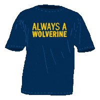 T-Shirt Wolverine Sticker by Alumni Association of the University of Michigan