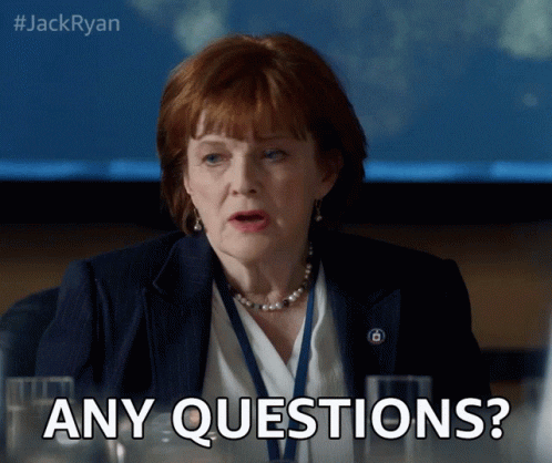 Any Questions GIF by memecandy