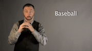 sign language baseball GIF by Sign with Robert