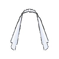 Wedding Headband Sticker by Pandokabushikigaisha