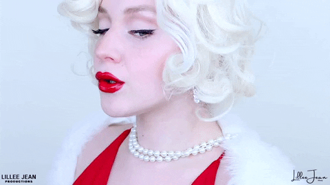 Serious Marilyn Monroe GIF by Lillee Jean