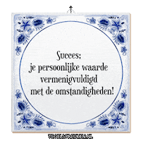 Focus Wijsheid Sticker by Tegelspreuken.nl