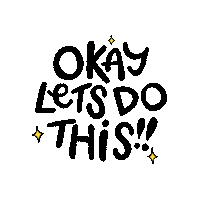 Excited Lets Go Sticker