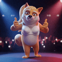 Happy On Stage GIF by Doge Pound