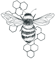 Beecreativeco rein graphics reingraphics bee creative bee creative co Sticker