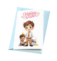 Boys Girls Easter Sticker