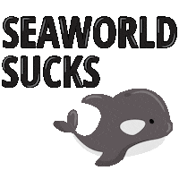 seaworld orcas Sticker by PETA