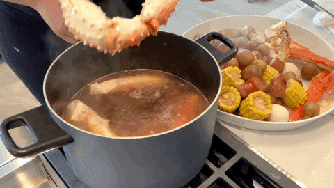 Food Cooking GIF by The Crab Place