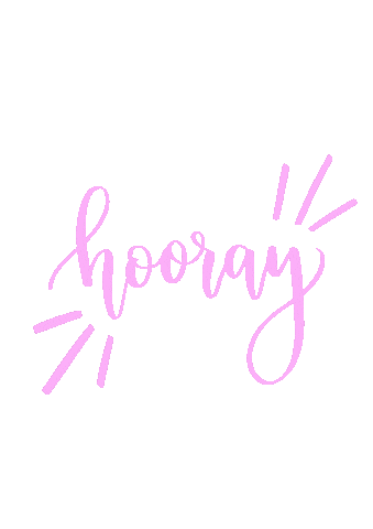 heathersletters giphyupload hooray Sticker
