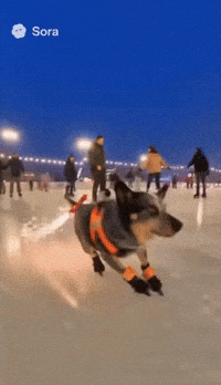 Dog Skate GIF