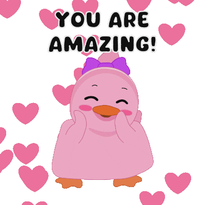 From My Heart Wow Sticker by MeetDuckey