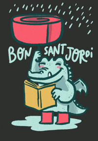 Sant Jordi Lluvia GIF