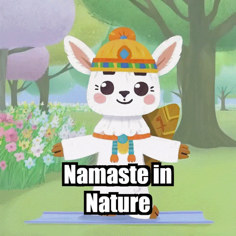 Yoga Wellness GIF by Llamaozi
