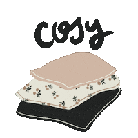 Cocooning Cotonbio Sticker by Poudre Organic