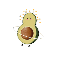 Avocado Sticker