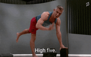 Give Me Five GIF by Peloton