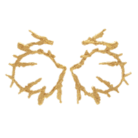 LovenessLee earrings hoop earrings gold hoop earrings loveness lee Sticker