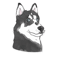Happy Dog Sticker