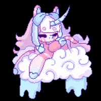 Oriineku pastel unicorn oc pony GIF