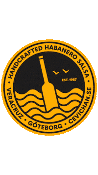Hot Sauce Sticker by Cevichán Habanero Salsa