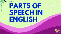 Parts of Speech in English