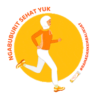 Ramadan Lari Sticker by Bayer  Indonesia