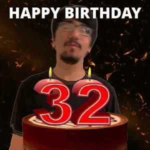 32Nd Birthday GIF