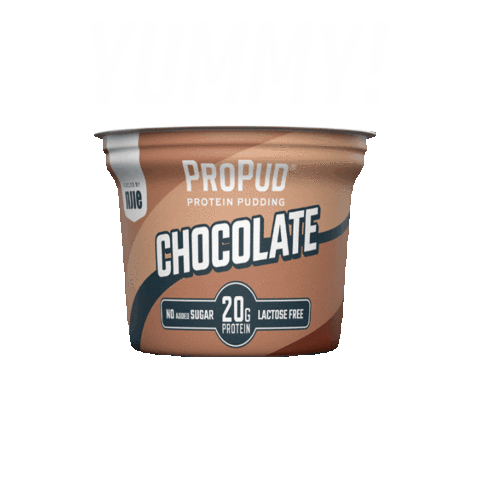 NjieFoods giphygifmaker chocolate proteinpudding njiefoods Sticker