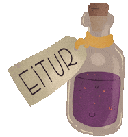 Halloween Poison Sticker